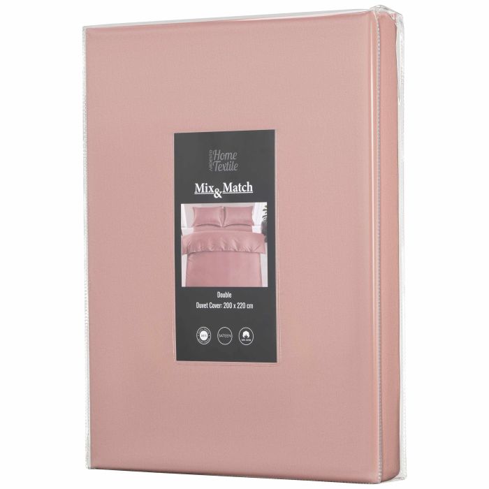 Пододеяльник ARDESTO Mix&Match Premium, 200х220см, 100% хлопок, сатин, розовый светлый