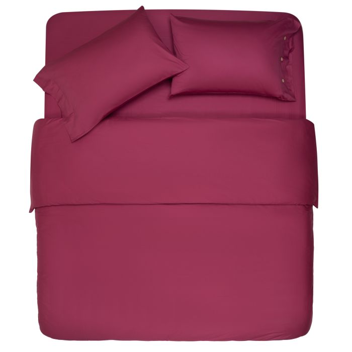 Простынь ARDESTO Mix&Match, 180х240см, 100% хлопок, сатин, бордовый