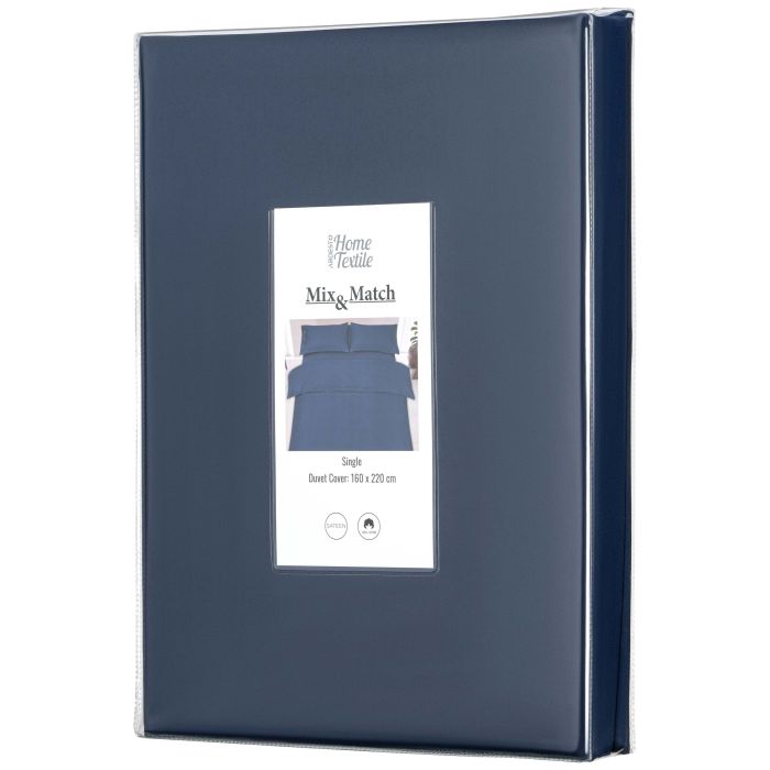 Пододеяльник ARDESTO Mix&Match, 160х220см, 100% хлопок, сатин, синий