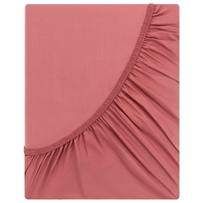 Простынь на резинке ARDESTO Mix&Match, 160х200+30см, 100% хлопок, сатин, коричневый светлый