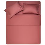 Duvet cover ARDESTO Mix&Match, 160x220cm, 100% cotton, sateen, light brown