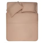 Duvet cover ARDESTO Mix&Match, 200x220cm, 100% cotton, sateen, beige