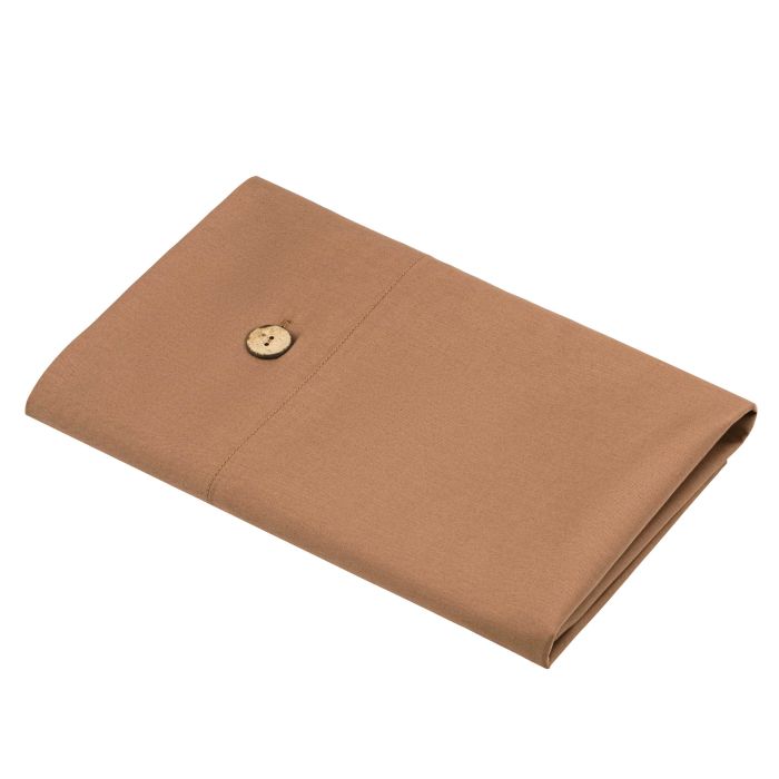 Наволочка ARDESTO Mix&Match, 50х70см, 100% бавовна, сатин, коричневий