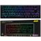 Клавіатура мембранна 2E GAMING KG350 68key, USB-A, EN/UA/RU, RGB, чорний