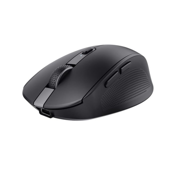 Мышь Trust OZZA compact, BT/WL/USB-A, черный