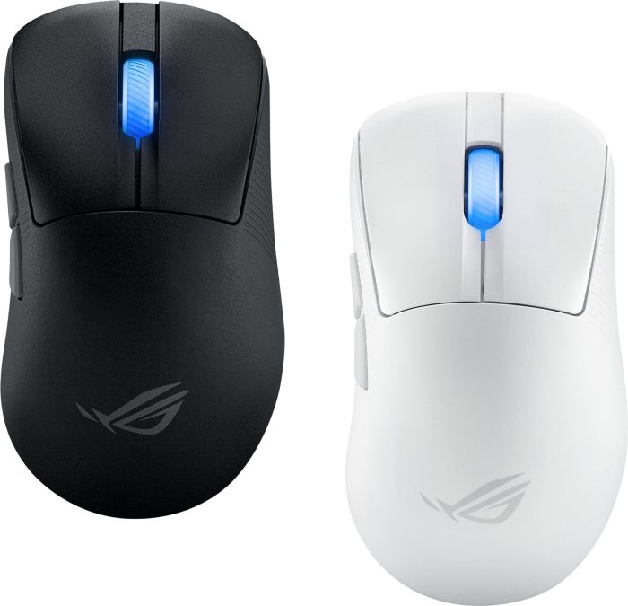 Мышь ASUS ROG Keris II Ace, RGB, USB-A/WL/BT, белый