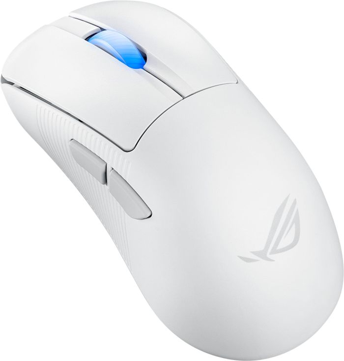 Мышь ASUS ROG Keris II Ace, RGB, USB-A/WL/BT, белый
