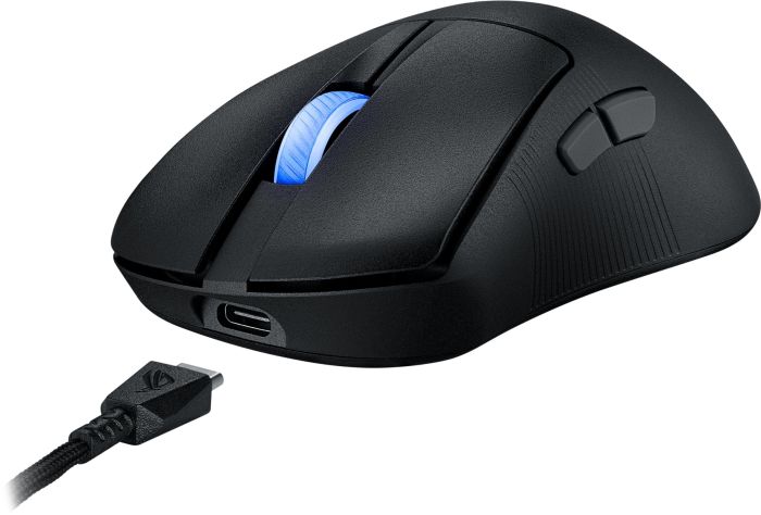 Миша ASUS ROG Keris II Ace, RGB, USB-A/WL/BT, чорний
