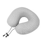 Neck pillow ARDESTO Sleepwell Travel 34х29х10cm, aircell memory foam, grey