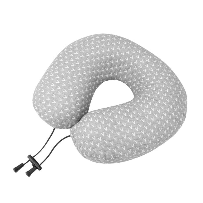 Neck pillow ARDESTO Sleepwell Travel 34х29х10cm, aircell memory foam, grey