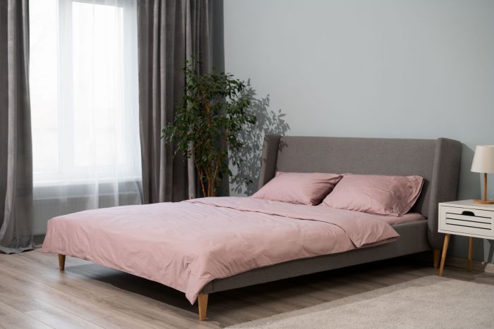 КПБ 1.5сп ARDESTO Mix&Match, пододеяльник 160х220см, простынь 180х240см, наволочки (2) 50х70см, 100% хлопок, сатин, розовый свет