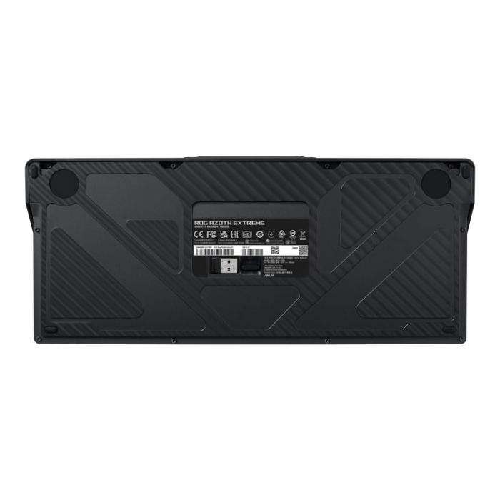 ASUS Keyboard mechanical ROG Azoth Extreme 81key, NX Snow, USB-A/WL/BT, EN, RGB, black