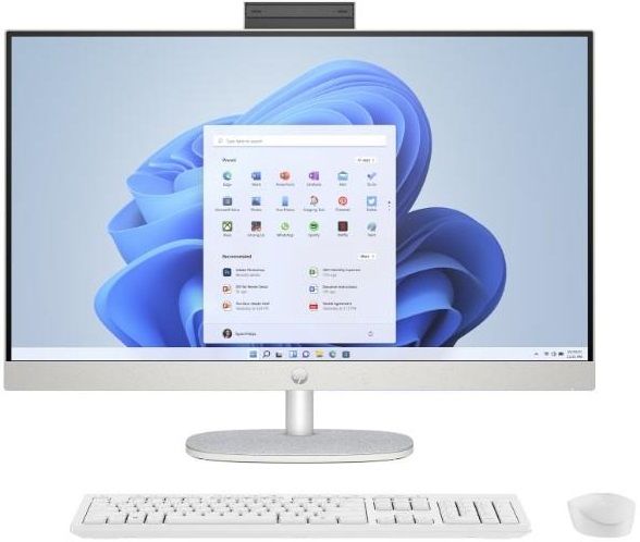ПК Моноблок HP All-in-One 27" FHD IPS AG, Intel U7-155U, 16GB, F512GB, UMA, WiFi, кл+м, DOS, белый