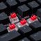 HyperX mechanical keyboard Alloy Rise 75key, Red, USB-A, EN/UA, RGB, black