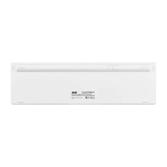 Клавіатура ножнична 2E KS270 109key, WL/BT, EN/UK, сріблясто-білий