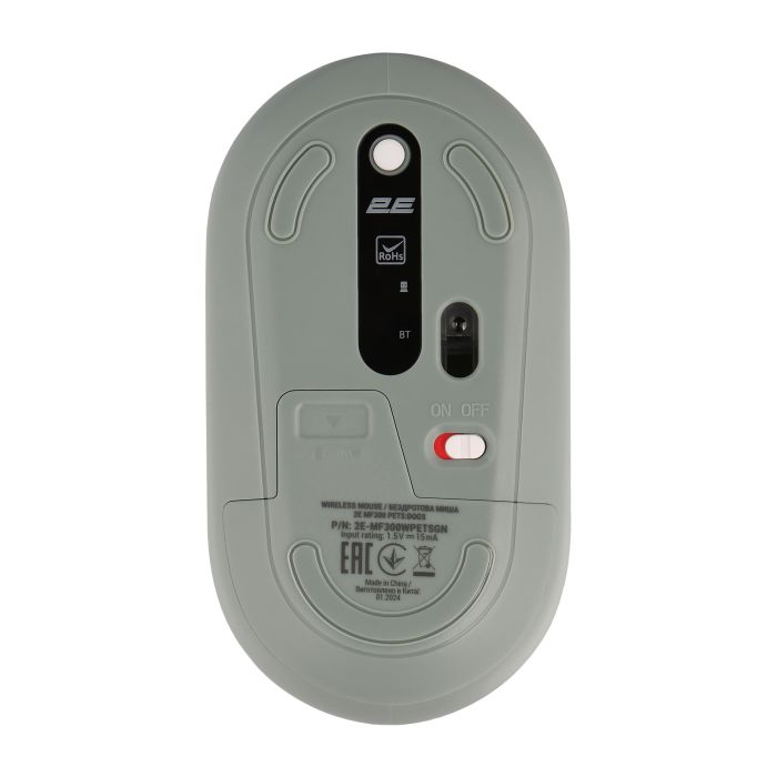2E Mouse MF300 PETS:DOGS Silent WL BT, Green