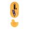 Миша 2E MF300 PETS:CATS&DOGS Silent WL BT, жовтий