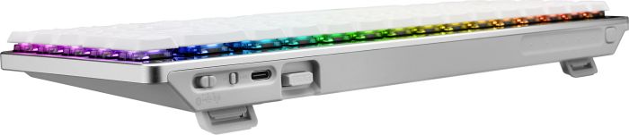 Клавіатура механічна ASUS ROG Falchion RX Low Profile, 68key, Red Switch, USB-A/WL/BT, EN/UK, RGB, білий