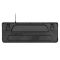 2E Keyboard membrane KS120 104key, USB-A, EN/UK, White LED, black