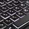 2E Keyboard membrane KS120 104key, USB-A, EN/UK, White LED, black