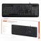 2E Keyboard membrane KS120 104key, USB-A, EN/UK, White LED, black