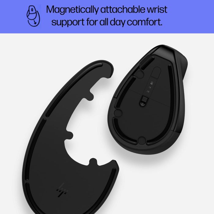 Миша HP 920 Ergonomic Vertical, WL/BT, чорний