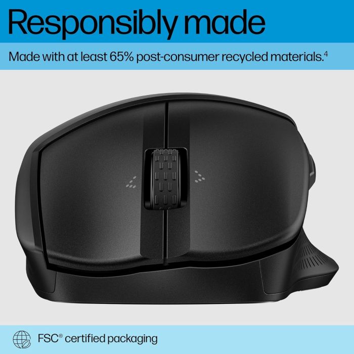 Мышь HP 480 Comfort, BT, чёрный