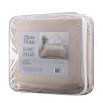 Delicate blanket ARDESTO 160х200cm, 100% polyester, beige