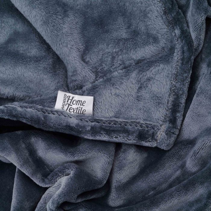 Покривало ARDESTO Delicate 160х200см, 100% поліестер, сірий