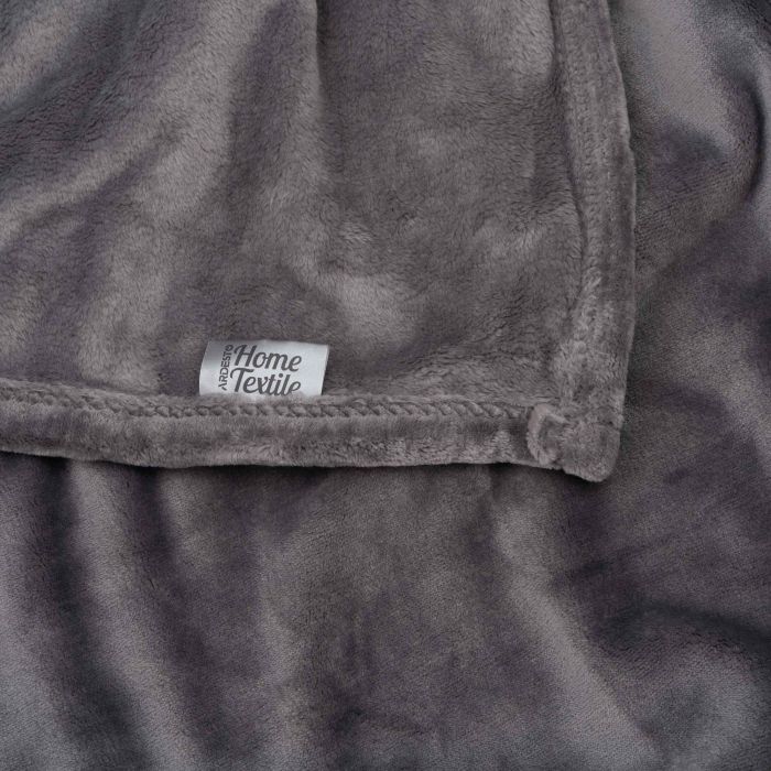 Покрывало ARDESTO Delicate 160х200см, 100% полиэстер, серый светлый