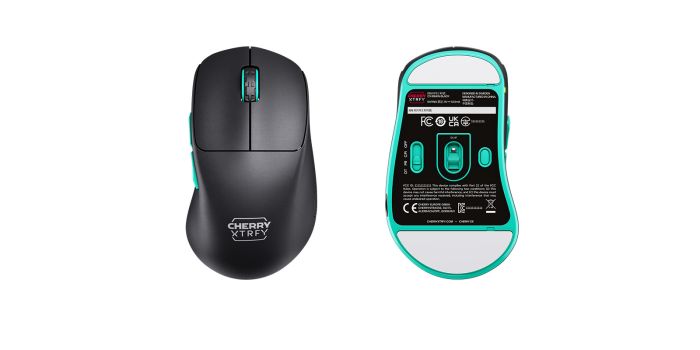 Mouse Cherry Xtrfy M64, WL/USB-A, RGB, чорний