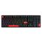 Mechanical keyboard Lemokey  X3 104Key, Keychron Brown, USB-A, QMK/VIA, Hot-Swap, EN/UKR, RGB, чорний