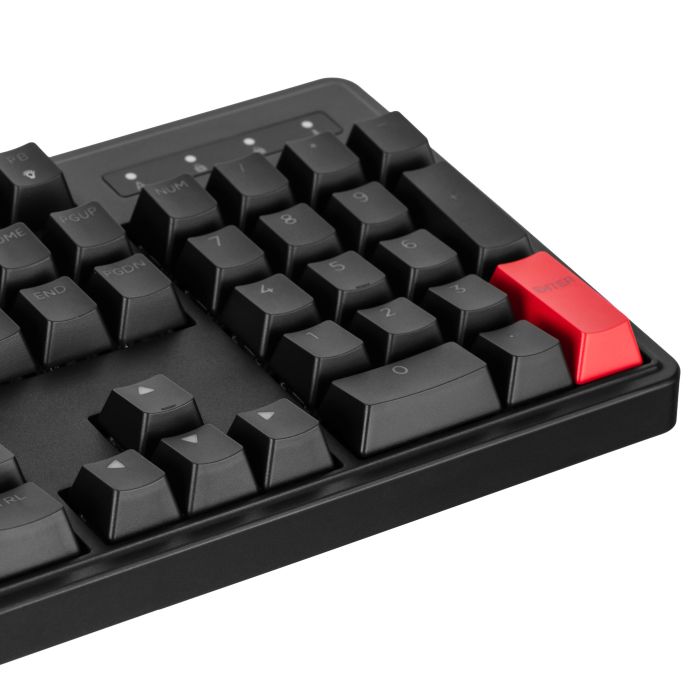 Mechanical keyboard Lemokey  X3 104Key, Keychron Brown, USB-A, QMK/VIA, Hot-Swap, EN/UKR, RGB, чорний