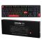 Mechanical keyboard Lemokey  X3 104Key, Keychron Brown, USB-A, QMK/VIA, Hot-Swap, EN/UKR, RGB, чорний