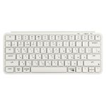 Клавіатура мембрана Keychron B1 Pro, USB/WL/BT, ivory white