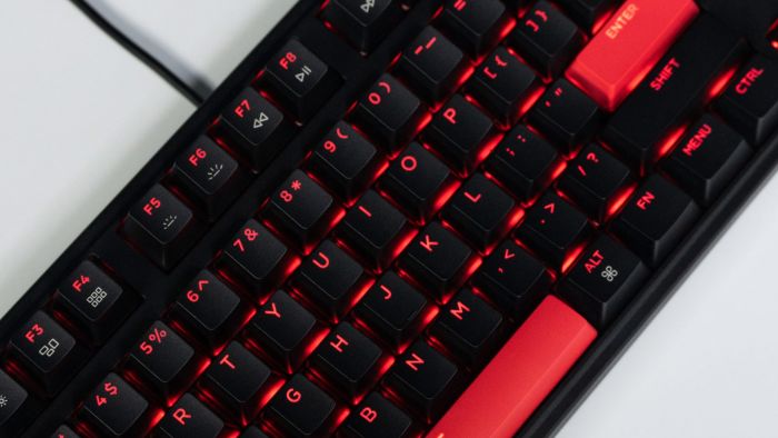 Клавіатура механічна Lemokey  X3 104Key, Keychron Red, USB-A, QMK/VIA, Hot-Swap, EN/UKR, RGB, чорний