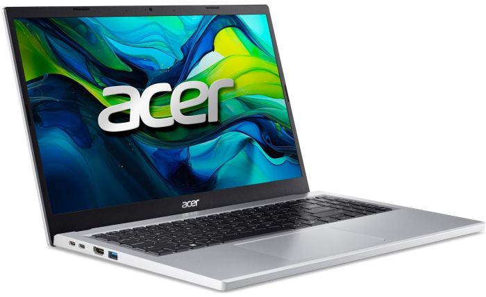 Ноутбук Acer Aspire Go AG15-32P 15.6" FHD IPS, Intel C N150, 8GB, F512GB, UMA, Lin, сріблястий