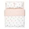 Bedding set ARDESTO 1.5 Gloria, sateen, rabbits, beige, duvet cover160x220cm, bed sheet 160x220cm, pillowcases (2) 50x70cm, 100% cotton