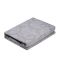 Bedding set ARDESTO 1.5 Gloria, sateen, geometry, grey-blue, duvet cover160x220cm, bed sheet 160x220cm, pillowcases (2) 50x70cm, 100% cotton
