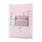 Bedding set ARDESTO 1.5 Gloria, sateen, joy, pink, duvet cover160x220cm, bed sheet 160x220cm, pillowcases (2) 50x70cm, 100% cotton