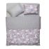Bedding set ARDESTO 2.0 Gloria, sateen, funny cats, grey, duvet cover 200x220cm, bed sheet 230x240cm, pillowcases (2) 50x70cm, 100% cotton