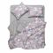 Bedding set ARDESTO 2.0 Gloria, sateen, funny cats, grey, duvet cover 200x220cm, bed sheet 230x240cm, pillowcases (2) 50x70cm, 100% cotton