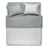 Bedding set ARDESTO 1.5 Gloria, sateen, small flowers, grey, duvet cover160x220cm, bed sheet 160x220cm, pillowcases (2) 50x70cm, 100% cotton