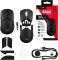 HyperX Pulsefire SAGA PRO, RGB, USB-A/WL/BT, black