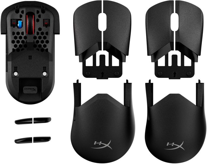 HyperX Pulsefire SAGA PRO, RGB, USB-A/WL/BT, black