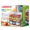 Сушарка для продуктів ARDESTO 245Вт, піддонів - 5x3см, макс - 70°С, пластик, чорний+нерж