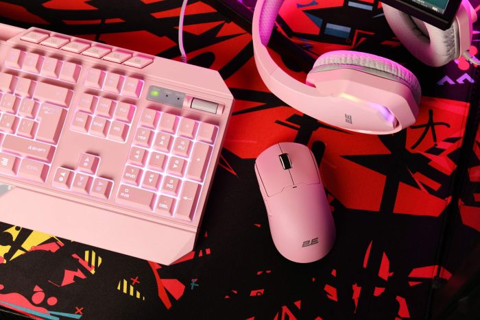 Миша 2E GAMING MG355 WL, USB-A/WL, рожевий