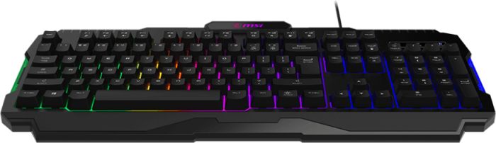 Клавиатура мембранная MSI FORGE GK100 104key, USB-A, EN/UKR/RU, ColorLED, чорний
