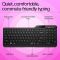 Клавиатура мембранная HP 460 Multi-Device 102key, BT, EN/UK, чёрный