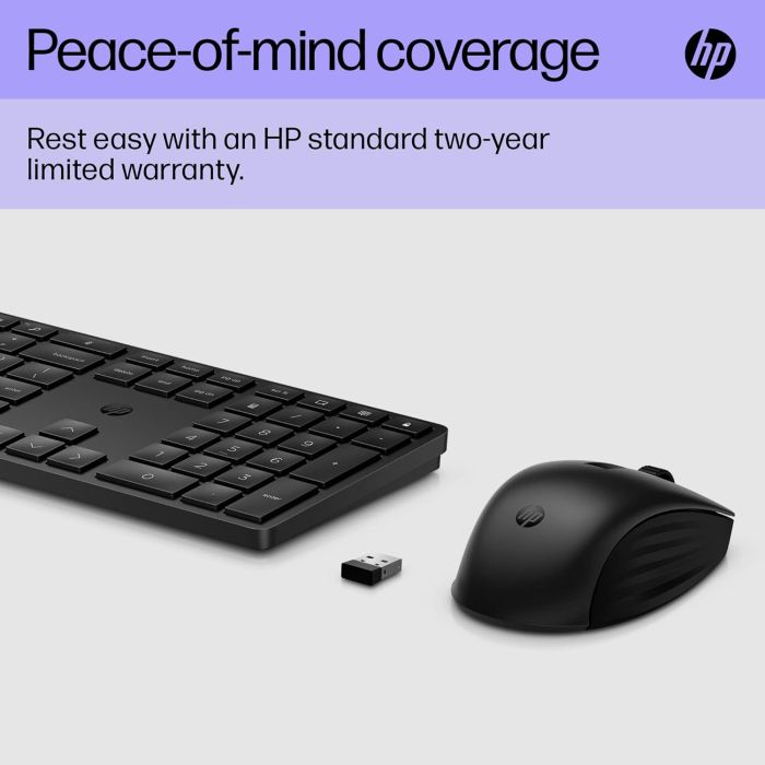 HP Combo keyboard and mouse 650, WL, EN/UK, black